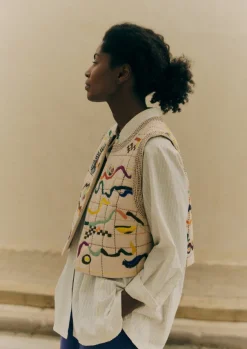 Women TOAST Coats & Jackets*Abstract Hand Embroidered Gilet
