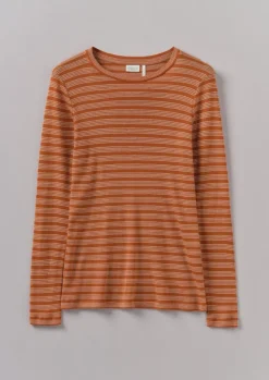 Women TOAST Jersey|Tops & Tees*Agnes Stripe Wool Lyocell Tee
