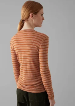 Women TOAST Jersey|Tops & Tees*Agnes Stripe Wool Lyocell Tee