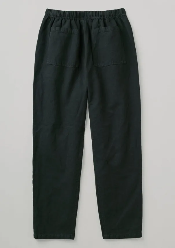 TOAST Linen|Trousers*Alfie Garment Dyed Herringbone Trousers