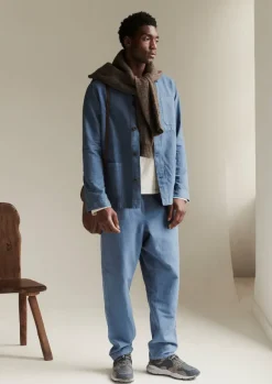 TOAST Workwear|Trousers*Alfie Garment Dyed Herringbone Trousers