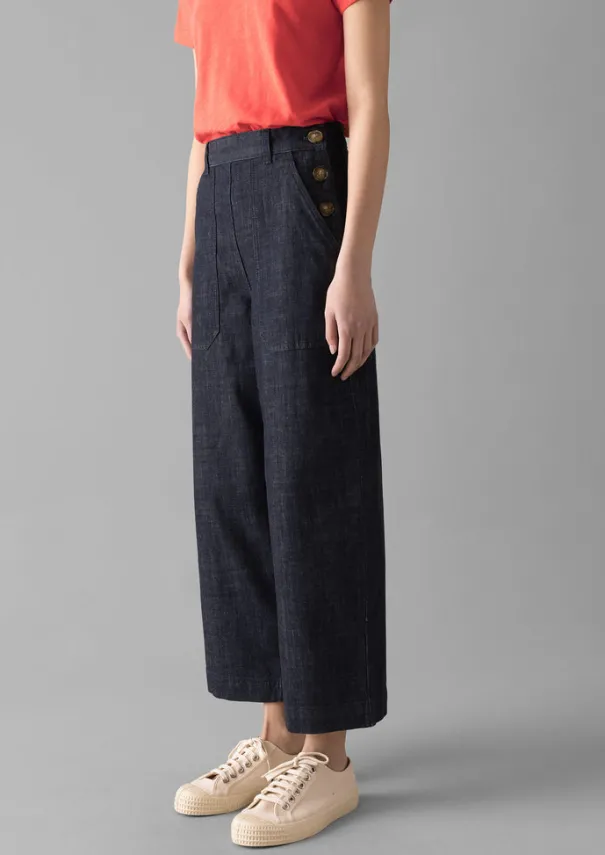 Women TOAST Denim|Workwear*Annie Organic Denim Side Button Jeans