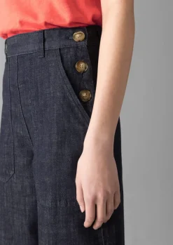 Women TOAST Denim|Workwear*Annie Organic Denim Side Button Jeans