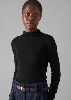 Women TOAST Jersey|Tops & Tees*Aster Wool Lyocell High Neck Tee