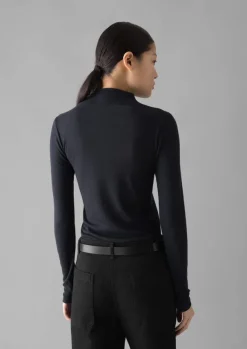 Women TOAST Jersey|Tops & Tees*Aster Wool Lyocell High Neck Tee