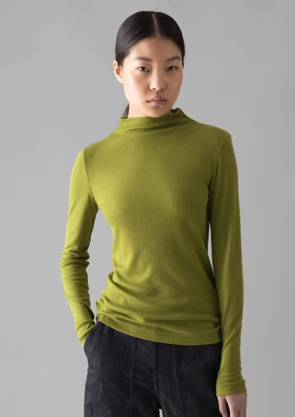 Women TOAST Jersey|Tops & Tees*Aster Wool Lyocell High Neck Tee