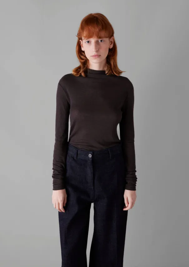 Women TOAST Jersey|Tops & Tees*Aster Wool Lyocell High Neck Tee