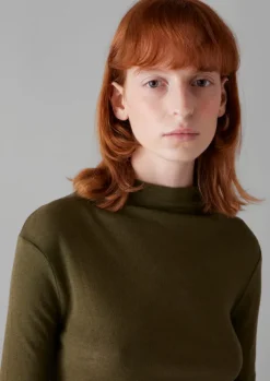 Women TOAST Jersey|Tops & Tees*Aster Wool Lyocell High Neck Tee