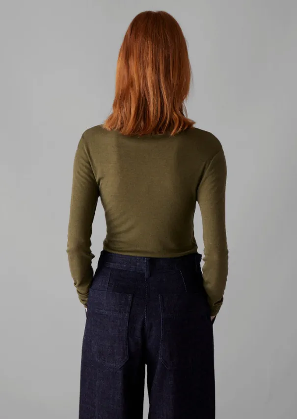 Women TOAST Jersey|Tops & Tees*Aster Wool Lyocell High Neck Tee