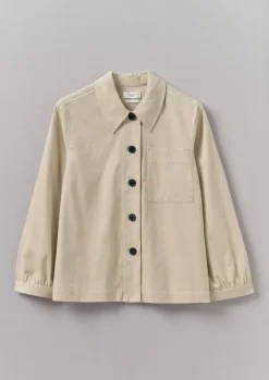 Women TOAST Cord|Workwear*Baya Patch Pocket Organic Cord Shirt