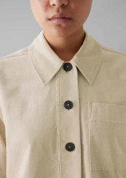 Women TOAST Cord|Workwear*Baya Patch Pocket Organic Cord Shirt