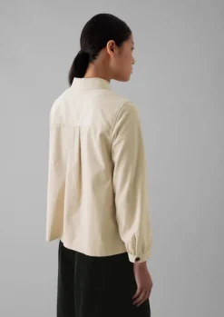 Women TOAST Cord|Workwear*Baya Patch Pocket Organic Cord Shirt