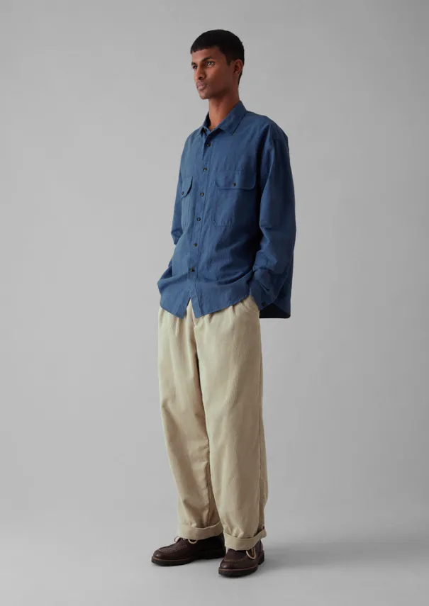 TOAST Cord|Trousers*Bill Organic Cord Wide Leg Trousers