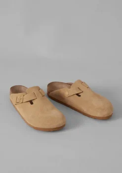 Women TOAST Shoes|Slippers*Birkenstock Boston Suede Clogs