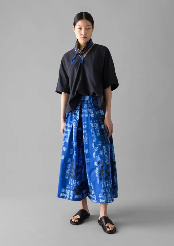 Women TOAST Skirts|Trousers*Block Print Batik Cotton Culottes