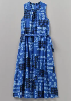 Women TOAST Dresses*Block Print Batik Poplin Dress
