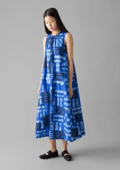 Women TOAST Dresses*Block Print Batik Poplin Dress