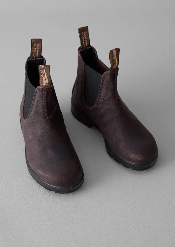 Women TOAST Boots*Blundstone Waxed Suede Chelsea Boots