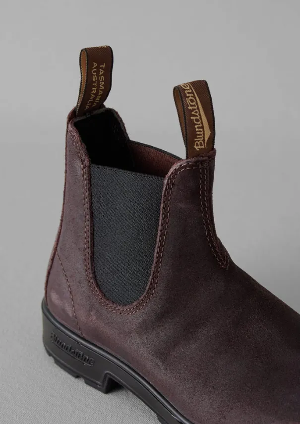 Women TOAST Boots*Blundstone Waxed Suede Chelsea Boots