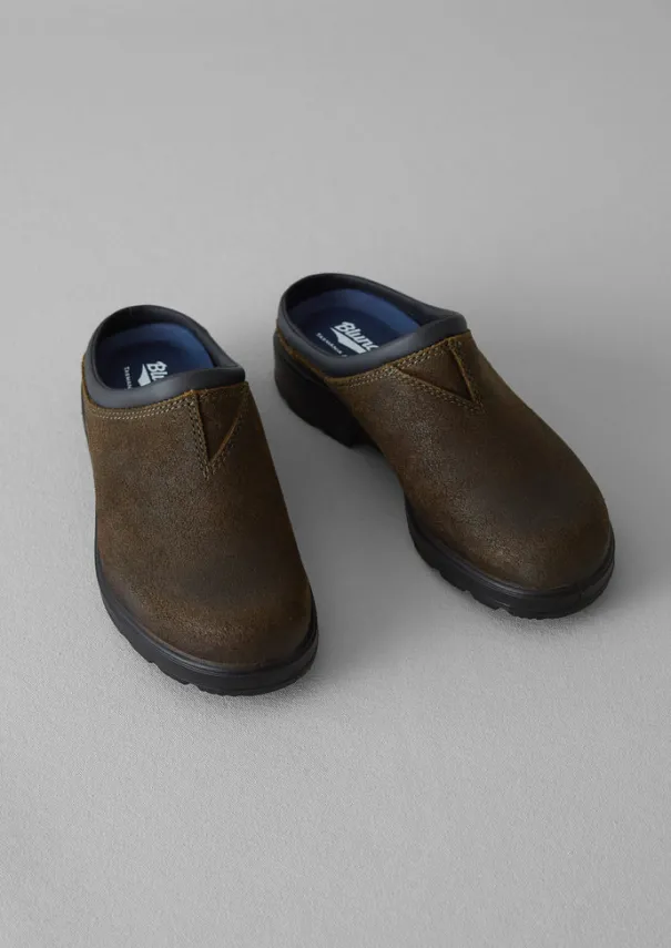 Women TOAST Shoes*Blundstone Waxed Suede Clogs