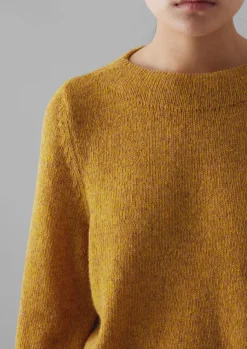 Women TOAST Knitwear*Boat Neck Wool Sweater