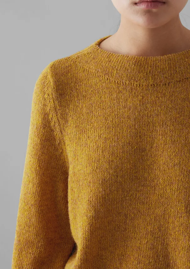 Women TOAST Knitwear*Boat Neck Wool Sweater