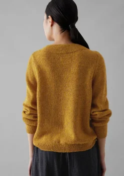 Women TOAST Knitwear*Boat Neck Wool Sweater