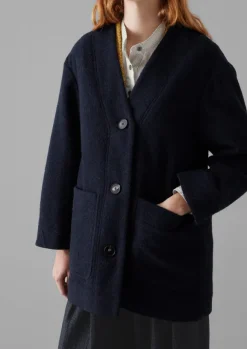 Women TOAST Coats & Jackets*Boiled Wool Short Coat