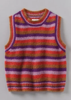 Women TOAST Knitwear*Brushed Alpaca Blend Stripe Tank