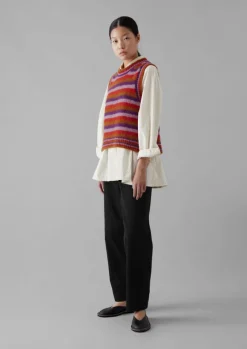 Women TOAST Knitwear*Brushed Alpaca Blend Stripe Tank