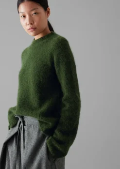 Women TOAST Knitwear*Brushed Alpaca High Neck Sweater