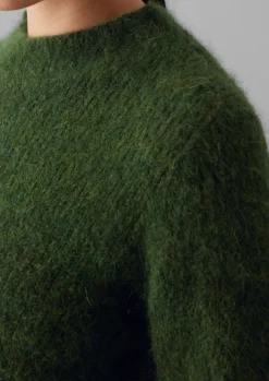 Women TOAST Knitwear*Brushed Alpaca High Neck Sweater