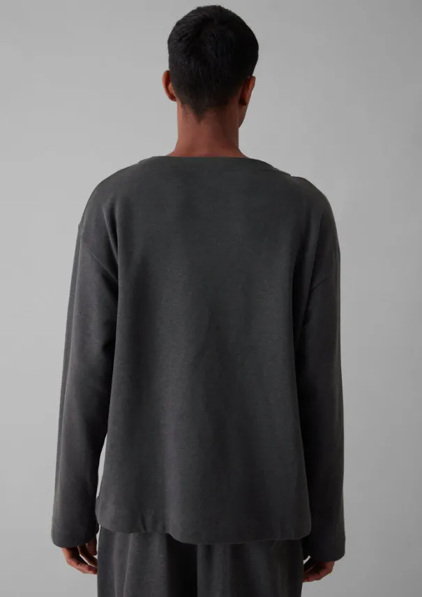 TOAST Loungewear|Tops & Tees*Brushed Cotton Hemp Wide Neck Sweater