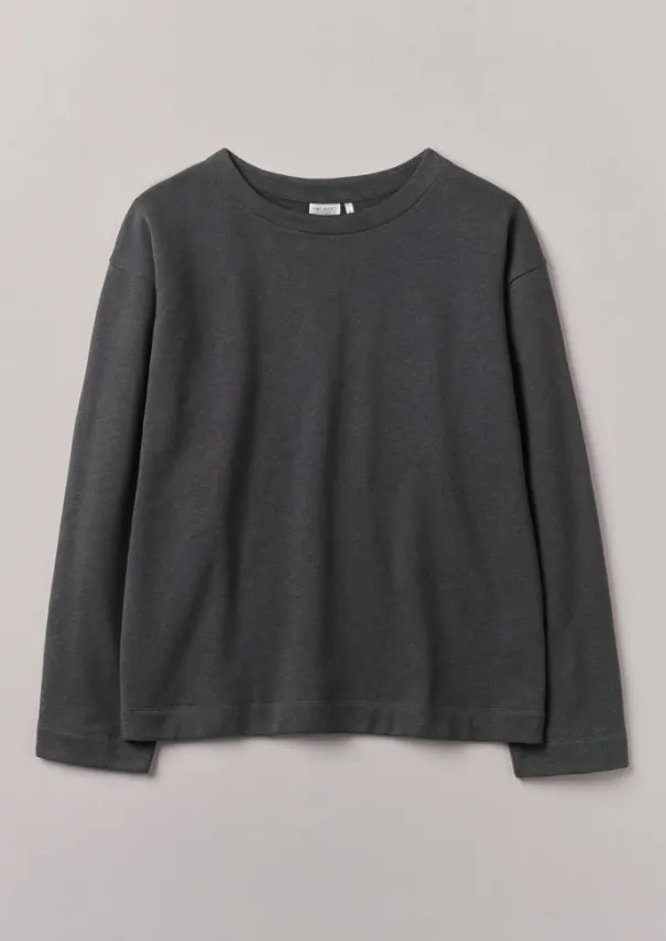 TOAST Loungewear|Tops & Tees*Brushed Cotton Hemp Wide Neck Sweater