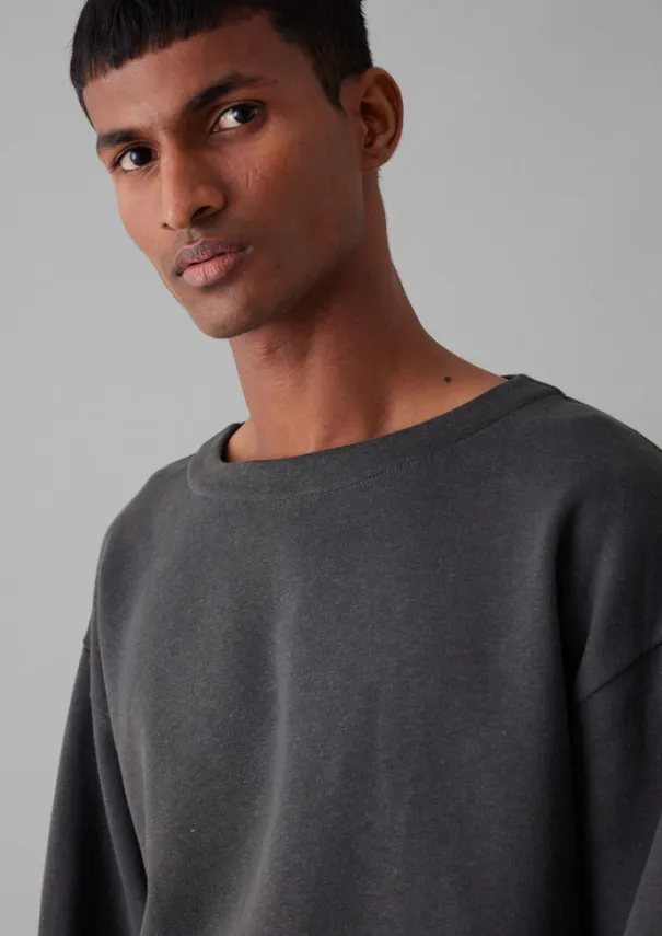 TOAST Loungewear|Tops & Tees*Brushed Cotton Hemp Wide Neck Sweater