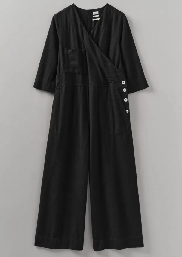 Women TOAST Linen|Loungewear*Brushed Cotton Linen Herringbone Jumpsuit