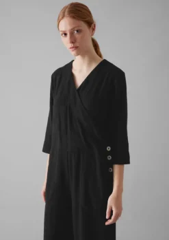 Women TOAST Linen|Loungewear*Brushed Cotton Linen Herringbone Jumpsuit