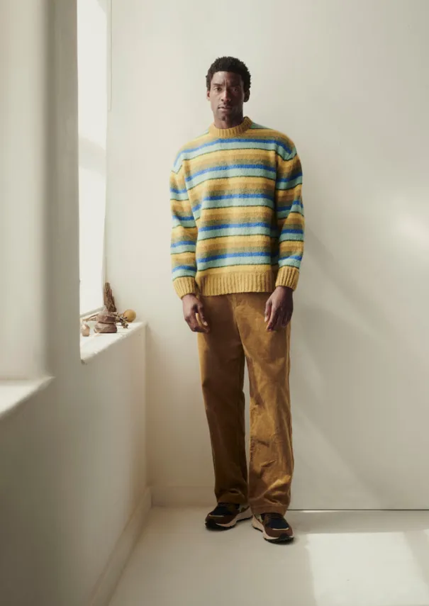 TOAST Knitwear*Brushed Stripe Sweater