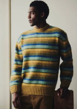 TOAST Knitwear*Brushed Stripe Sweater