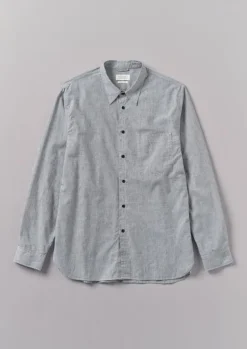 TOAST Linen|Workwear*Chambray Cotton Linen Shirt