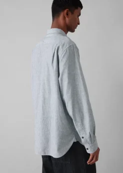 TOAST Linen|Workwear*Chambray Cotton Linen Shirt