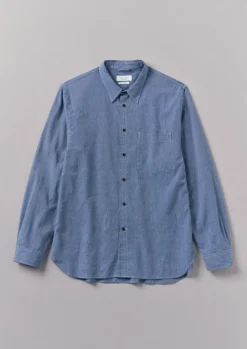TOAST Linen|Workwear*Chambray Cotton Linen Shirt