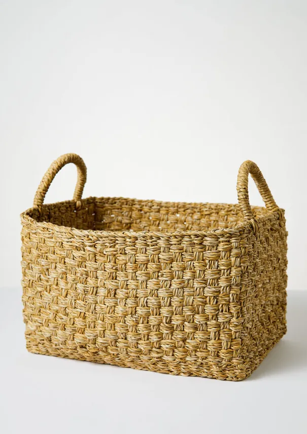 TOAST Baskets*Chatai Weave Hogla Storage Basket