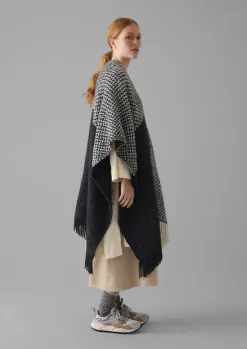 Women TOAST Hats, Scarves & Gloves|Knitwear*Check Merino Blend Wrap