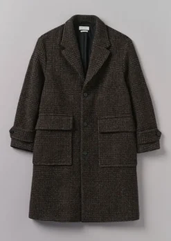 TOAST Coats & Jackets*Check Wool Overcoat