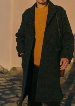 TOAST Coats & Jackets*Check Wool Overcoat