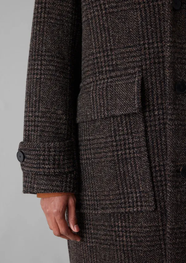TOAST Coats & Jackets*Check Wool Overcoat