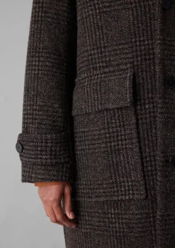 TOAST Coats & Jackets*Check Wool Overcoat
