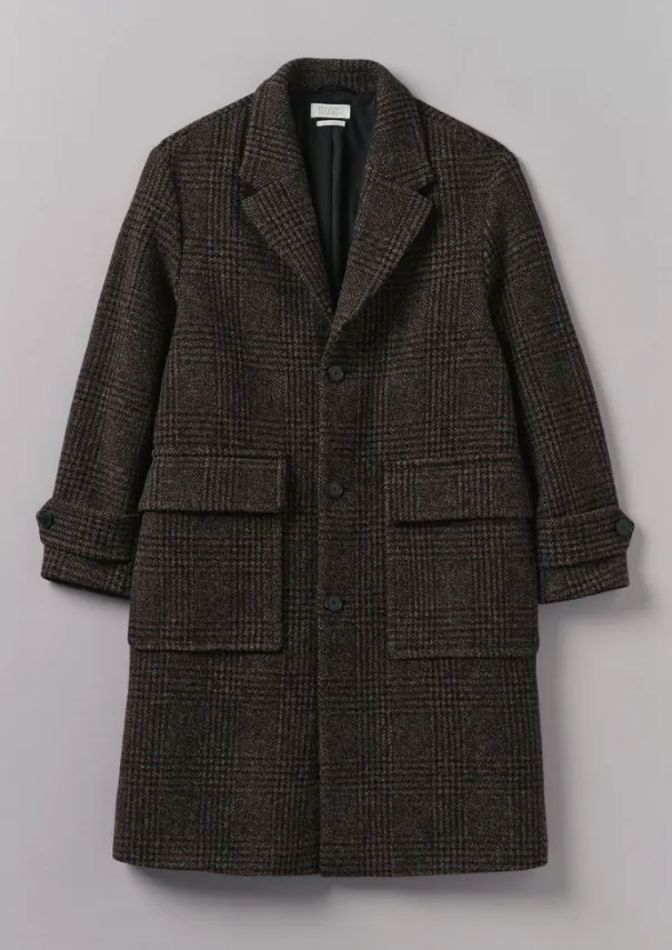 TOAST Coats & Jackets*Check Wool Overcoat