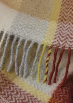 TOAST Textiles|Blankets & Throws*Chevron Check Wool Blanket